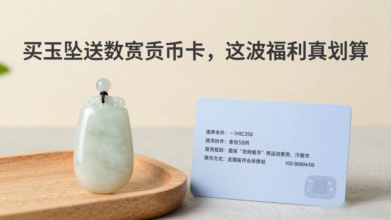 买玉坠送数字货币卡，这波福利真划算