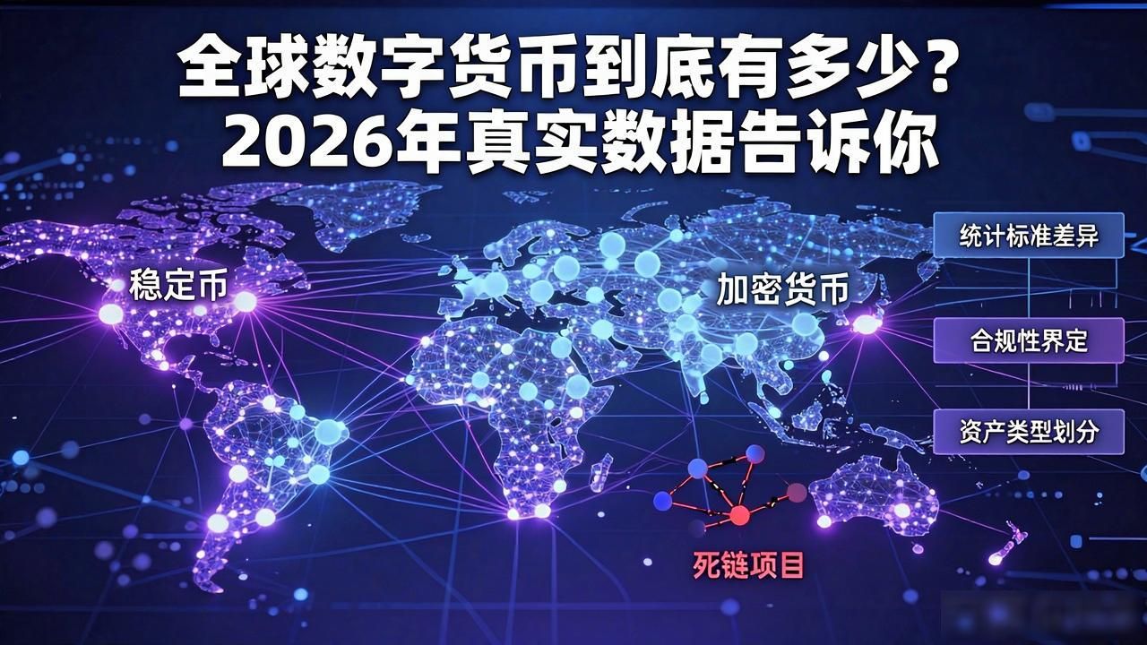 全球数字货币到底有多少？2026年真实数据告诉你
