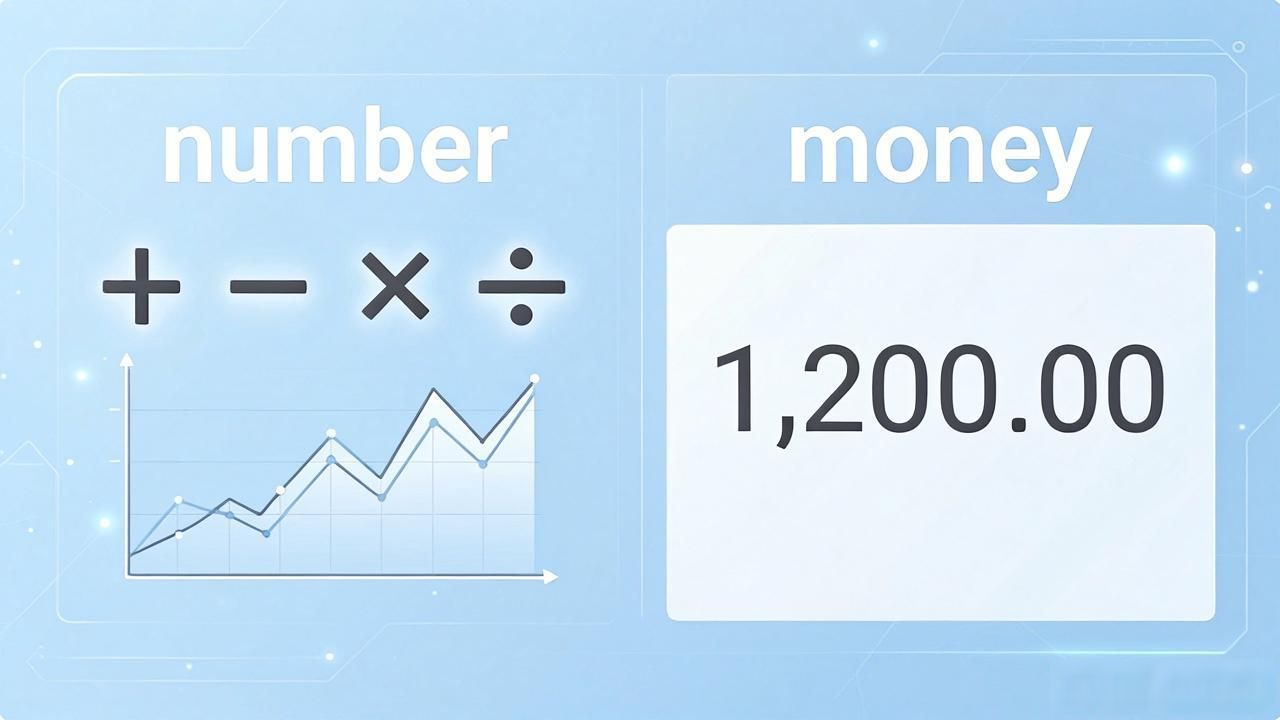 数据库里money和number怎么选？一文讲清货币字段与数字字段的区别
