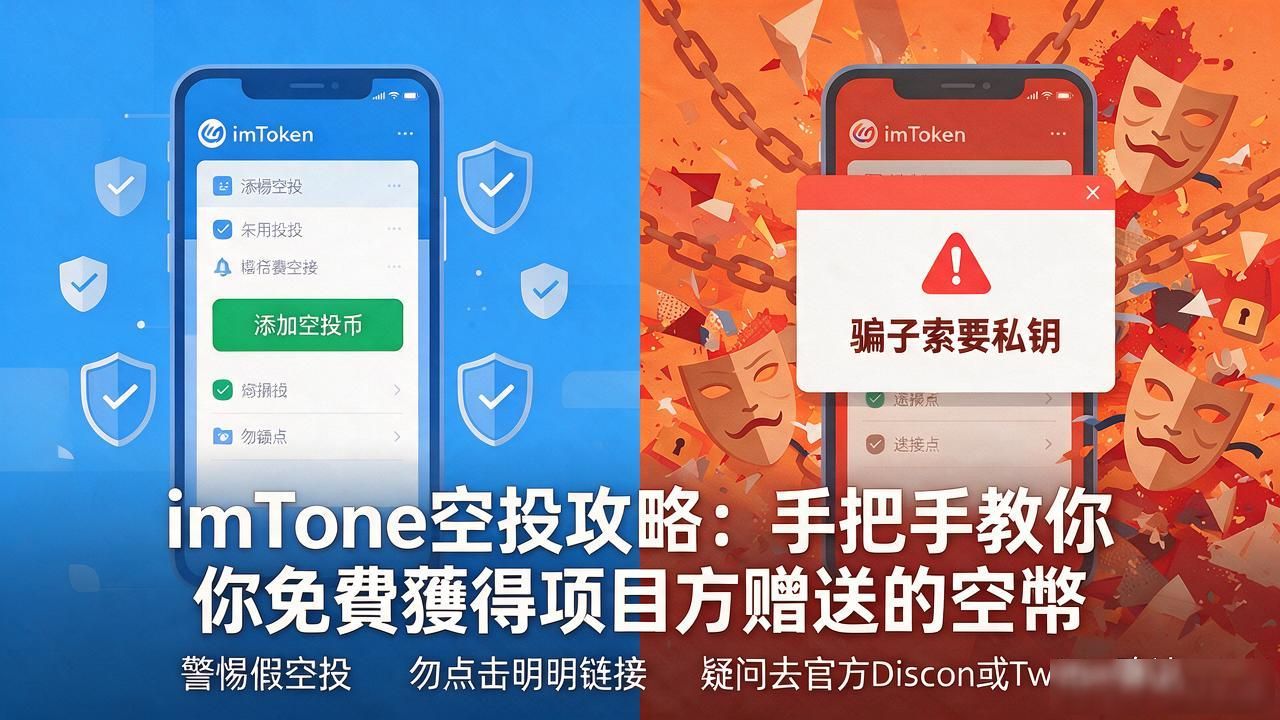 imToken空投攻略：手把手教你免費獲得項目方贈送的空幣