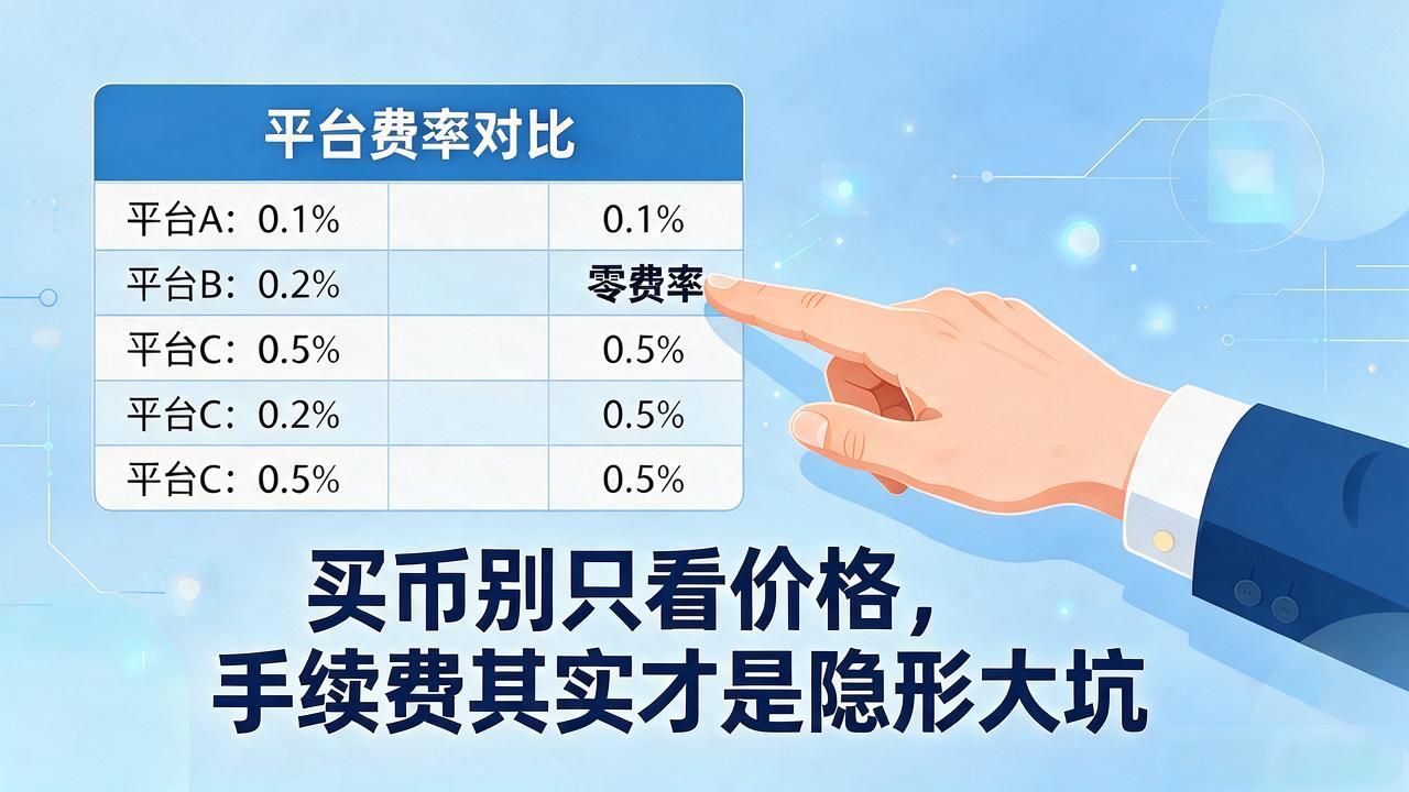 买币别只看价格，手续费其实才是隐形大坑