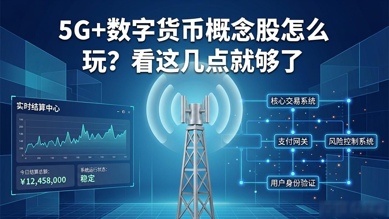 5G+数字货币概念股怎么玩？看这几点就够了