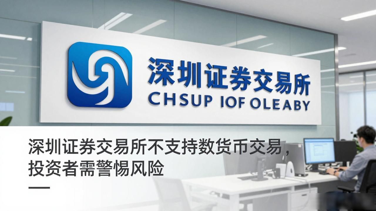 深圳证券交易所不支持数字货币交易，投资者需警惕风险