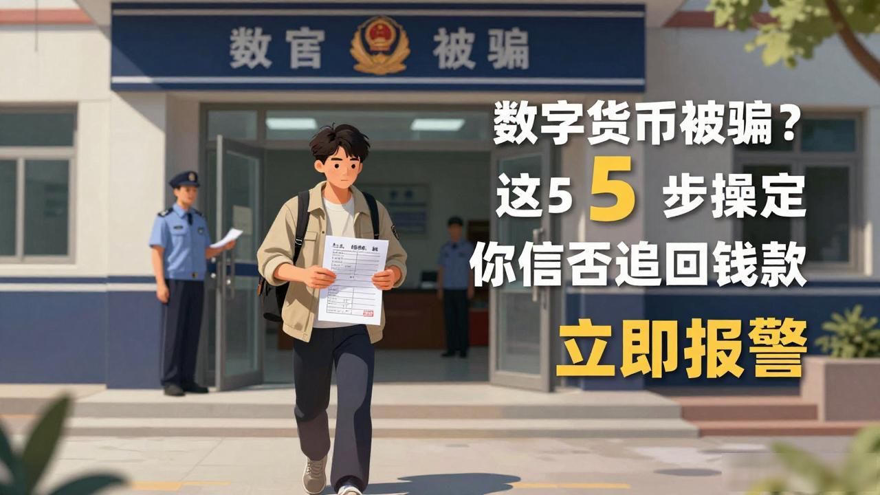 数字货币被骗？这5步操作决定你能否追回钱款
