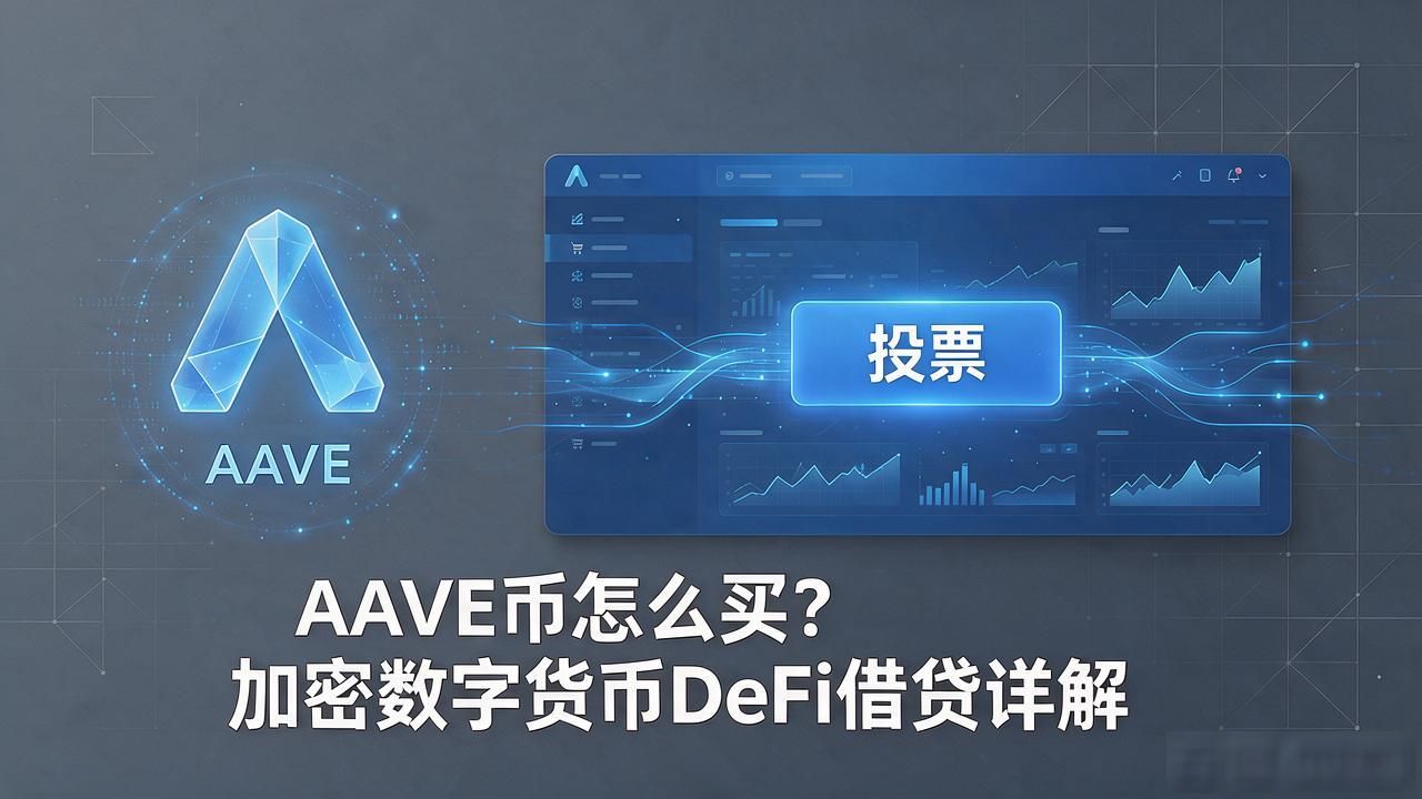 Aave币怎么买？加密数字货币DeFi借贷详解