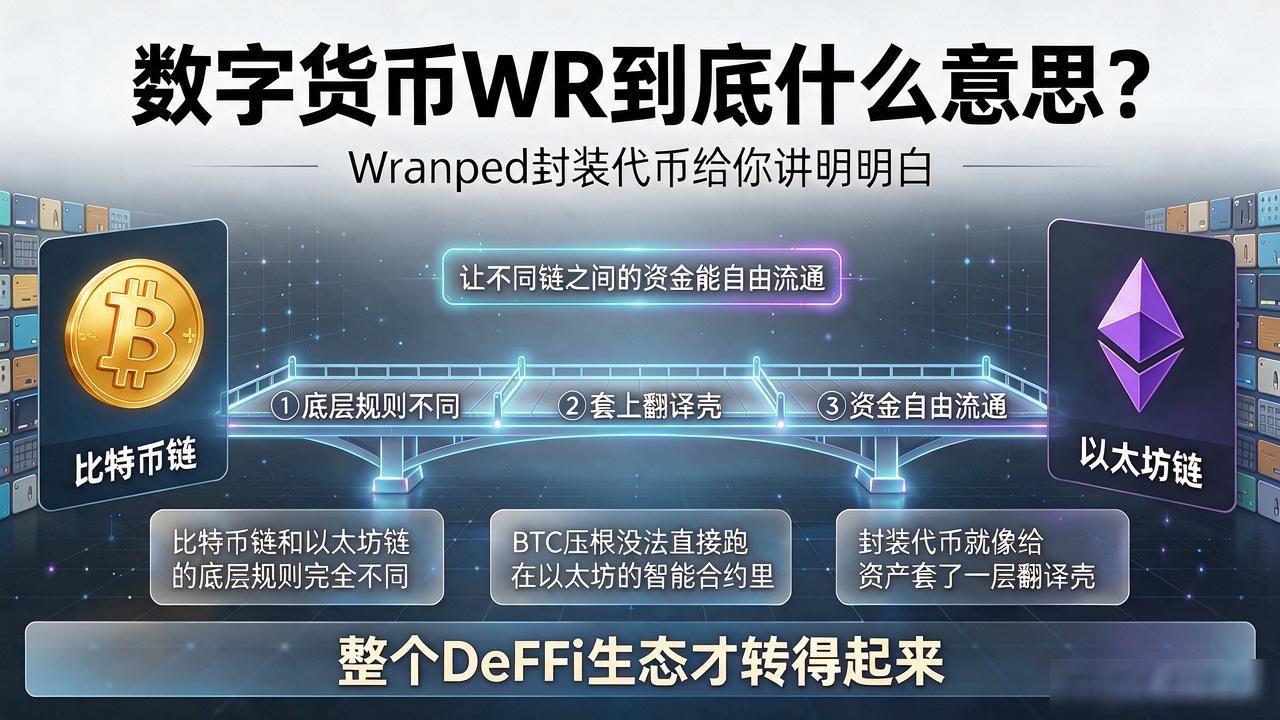 数字货币WR到底什么意思？Wrapped封装代币给你讲明白