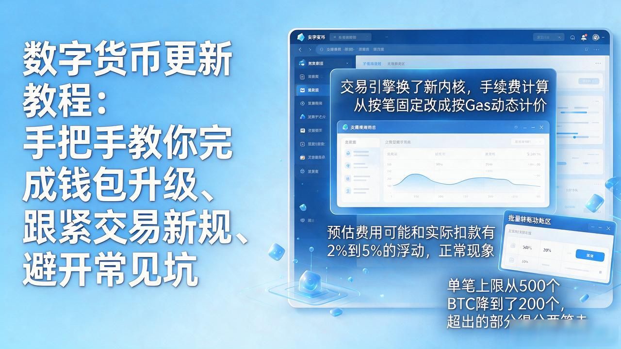 数字货币更新教程：手把手教你完成钱包升级、跟紧交易新规、避开常见坑